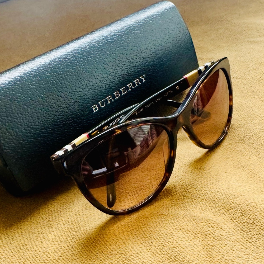 Burberry Tortoise Shell Sunglasses